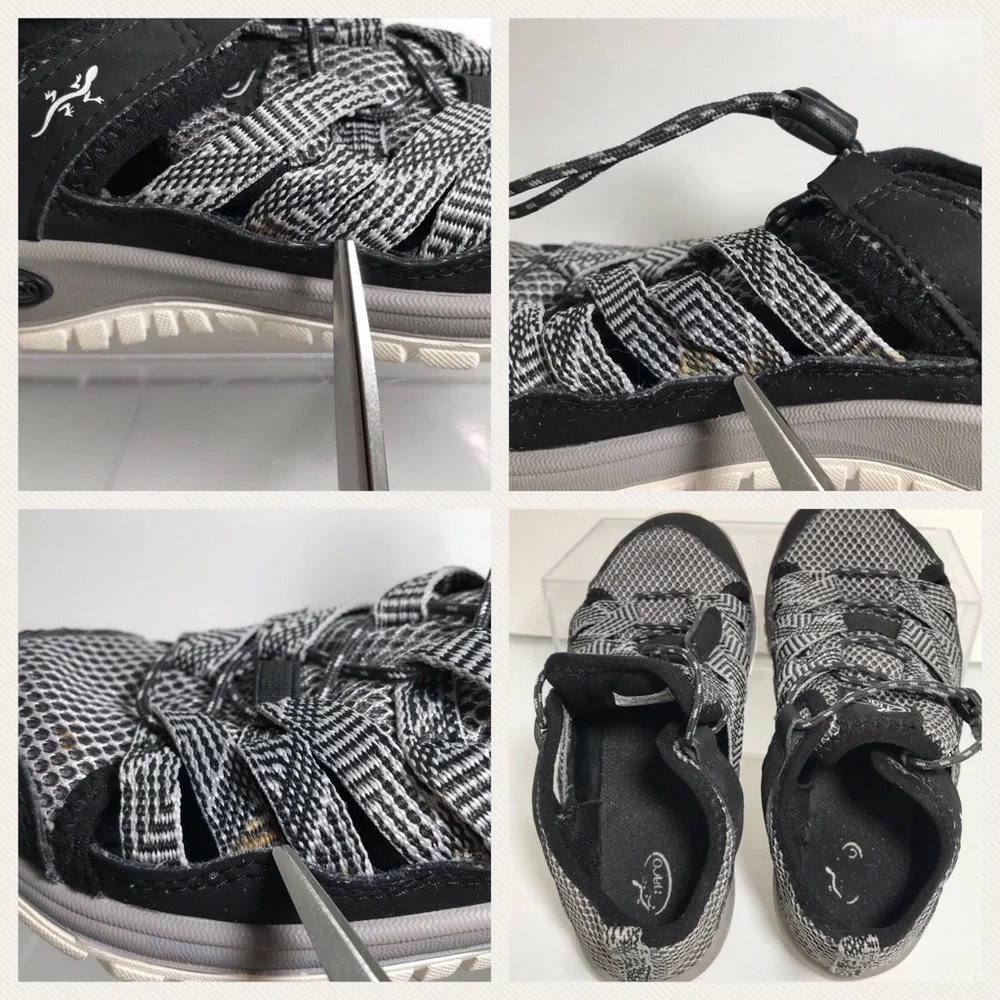 Chaco Brand Shoes Kids Size 12 US Gray and Black 18 CM